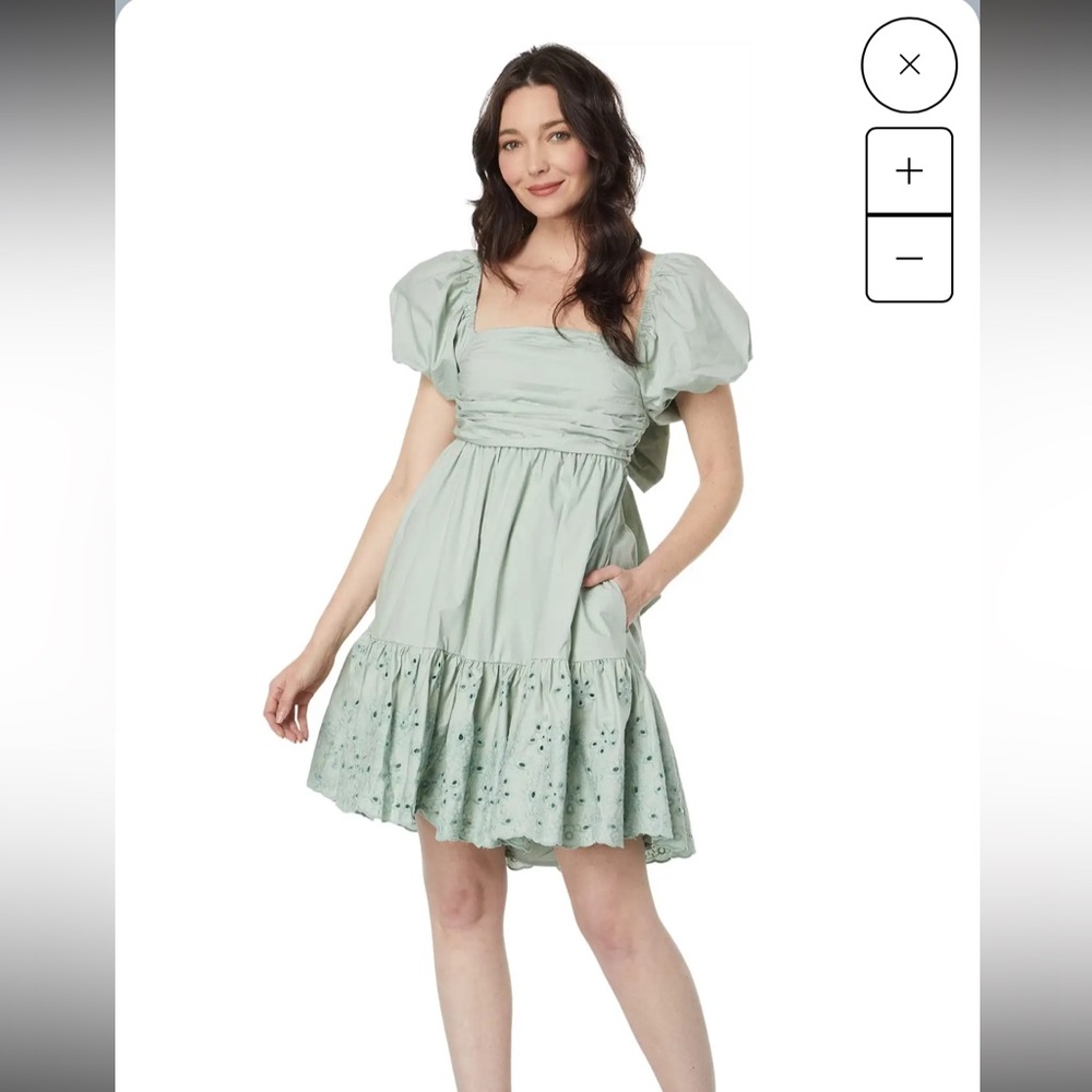 NWT En Saison White eyelet Dress